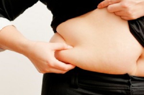 Pinching belly fat love handles fat rolls lose inches