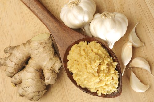 Garlic and ginger