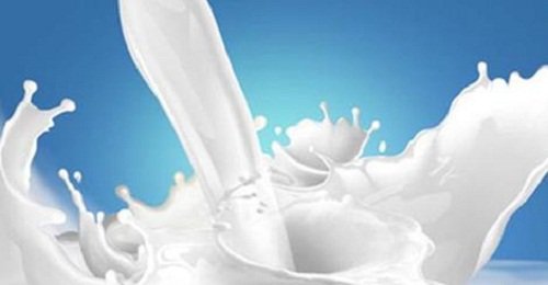Pouring milk