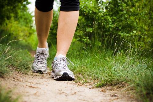 Reduce the risk of fluid retention in the legs by walking.