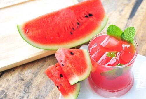 Watermelon and watermelon juice