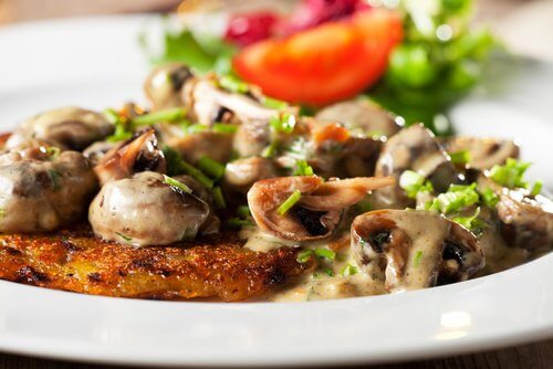 Never reheat mushrooms