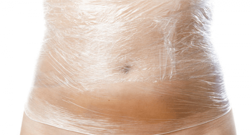 Plastic Body Wrap for Weight Loss and Detoxification