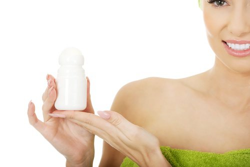 Do not use antiperspirants on your face