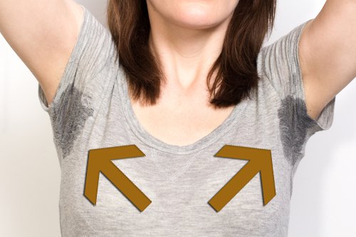 Sweaty armpits