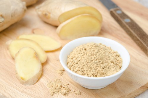 Grounded ginger to help fight Helicobacter Pylori Bacteria