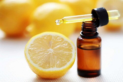 Lemon essential oils for spider veins