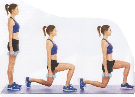 You can improve the appearance of your thighs with lunges.