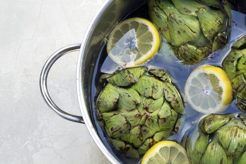 5 artichokes