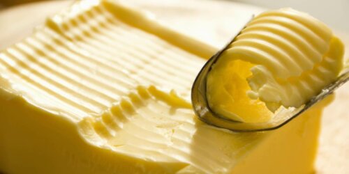 A stick of butter.