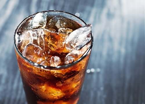 A glass of coke.