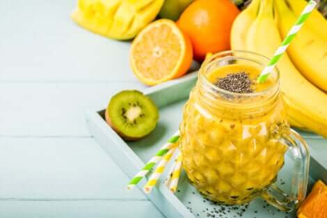 Tropical smoothie.