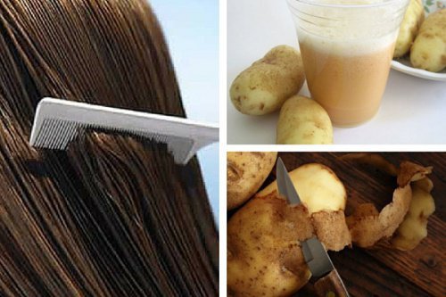 How to Make and Use a Potato Solution for Hair Growth