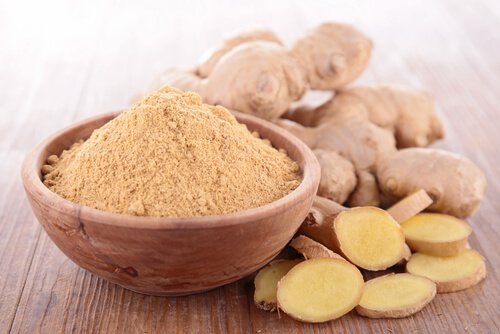 Bowl of ginger