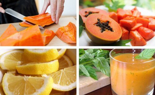 Lemon and Papaya Smoothie to Detox Your Stomach