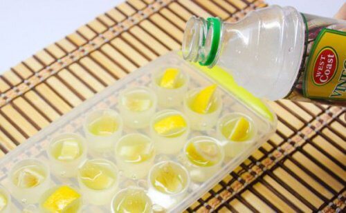 Citrus ice cubes