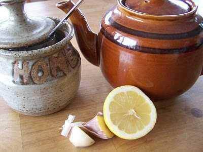 garlic and lemon tea