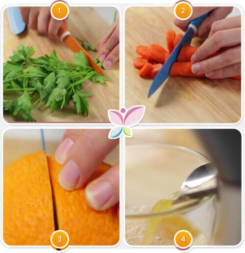 Parsley, Carrot and Orange Juice for Weight Loss