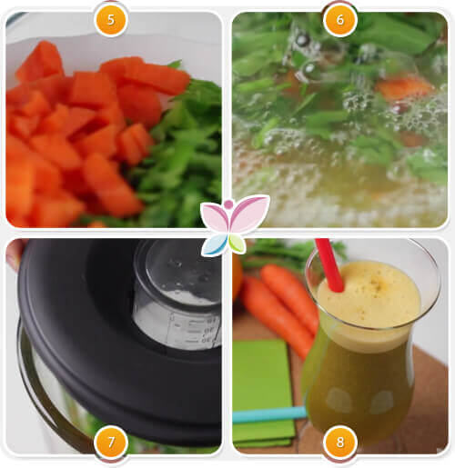 Parsley, Carrot and Orange Juice for Weight Loss