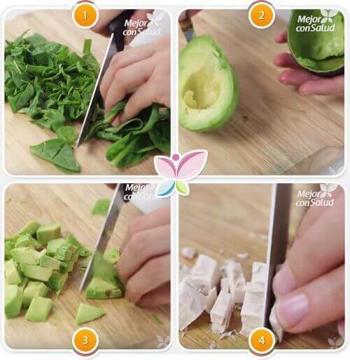 Fight hair loss by making this naturally smoothie step 1 through 4