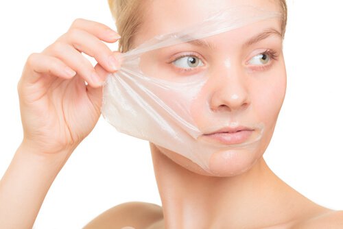 Beer face mask