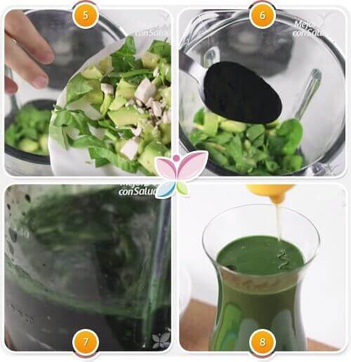 Fight hair loss naturally with this smoothie steps 5 through 8