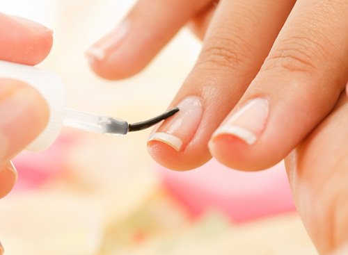 Painting nails for a french manicure stronger nails