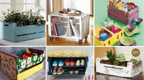 20 Great Ways to Reuse Wooden Crates at Home