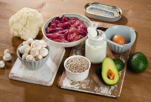 Foods rich in vitamin B