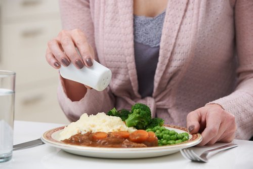Large portion of food on a plate