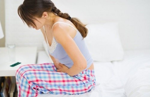 Woman with pelvic pain