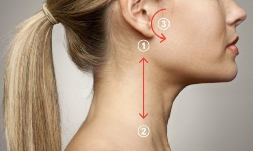 Pressure points for lowering blood pressure.