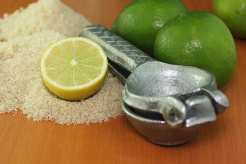 lime and sugar