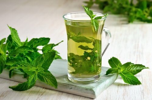 Mint infusion.
