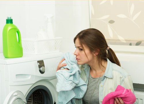 Woman who doent't know the danger of using fabric softener