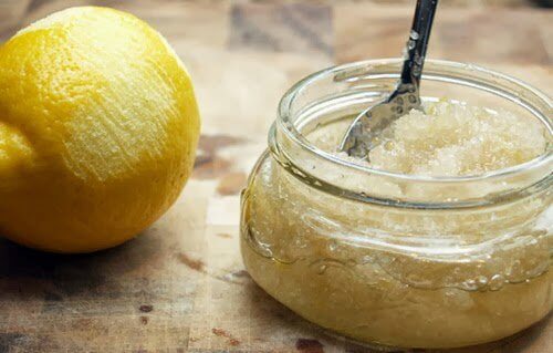 1 lemon scrub Natural Exfoliants