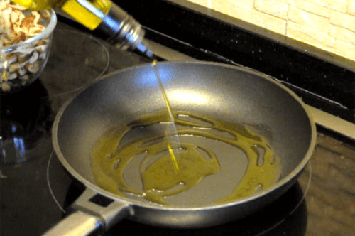 Oil is the best way to keep food from sticking to cookware