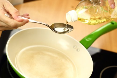 Oil your pots to keep food from sticking