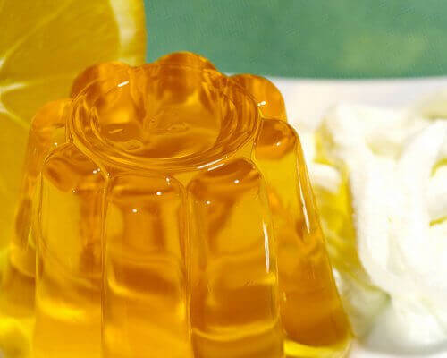 yellow gelatin