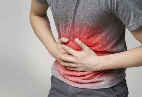 Stomach aches can be a symptom of high stress levels.