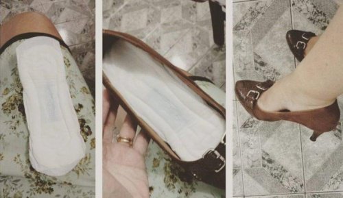 two insoles of shoes