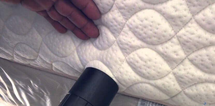 Vacuum bed to help control bed bugs