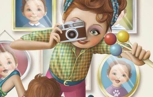 Woman with camera that knows you don't live to work