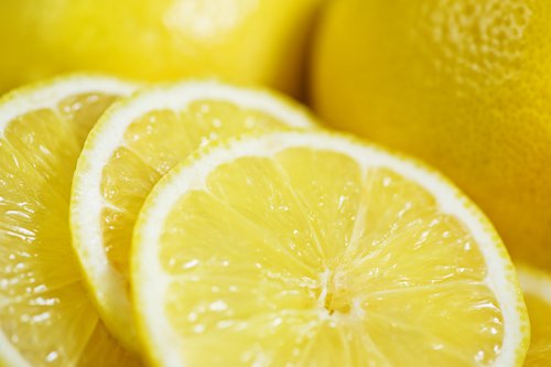 Vitamin C in lemons.