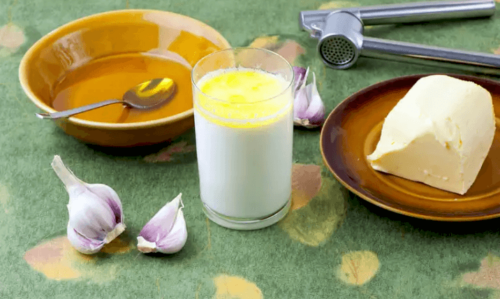 A garlic milk remedy.