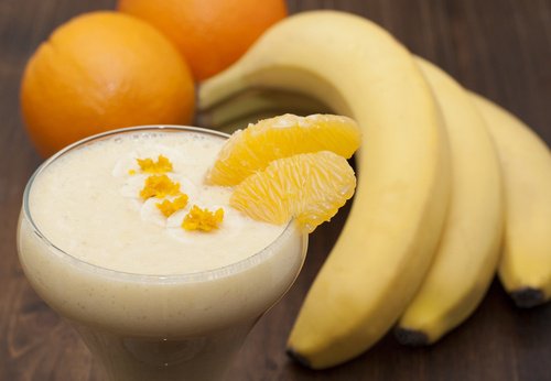 Orange slices and whole bananas orange smoothie banana smoothies