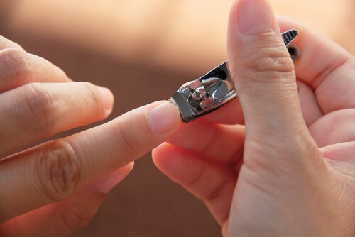 Never share nail clippers