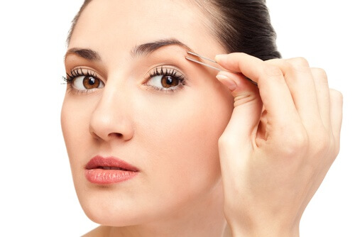 Never share eyebrow tweezers