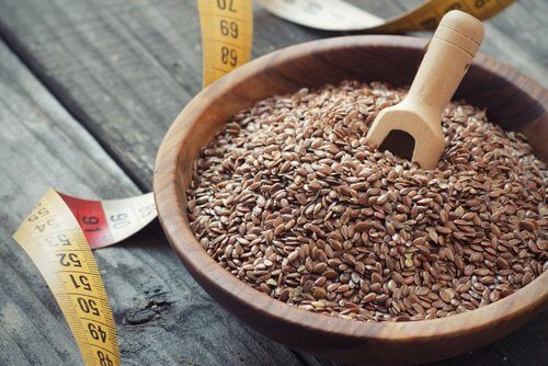 Flax seeds.