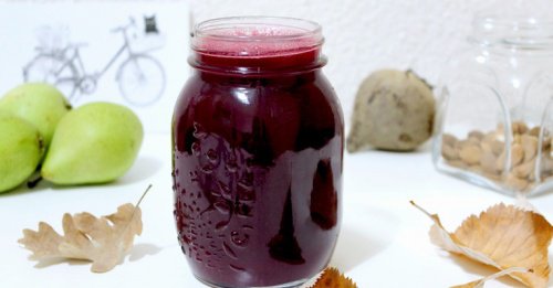 Revitalize Your Body with Pear, Beet and Spinach Juice